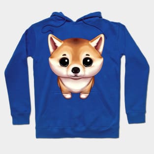 Shiba Inu's Charming Aura Hoodie